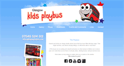 Desktop Screenshot of glasgowplaybus.com